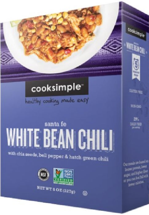 COOKSIMPLE: White Bean Chili Chia Seeds Mix, 8 oz - Vending Business Solutions