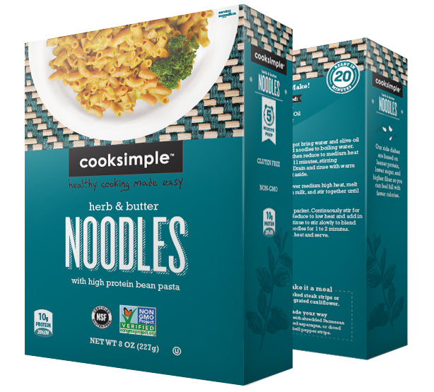 COOKSIMPLE: Herb and Butter Noodles, 8 oz - Vending Business Solutions