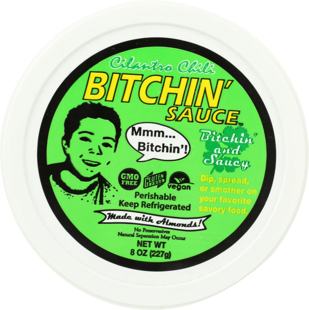 BITCHIN SAUCE: Cilantro, 8 oz - Vending Business Solutions