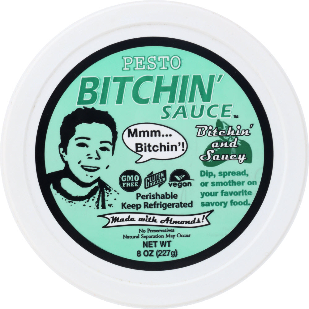 BITCHIN SAUCE: Pesto, 8 oz - Vending Business Solutions