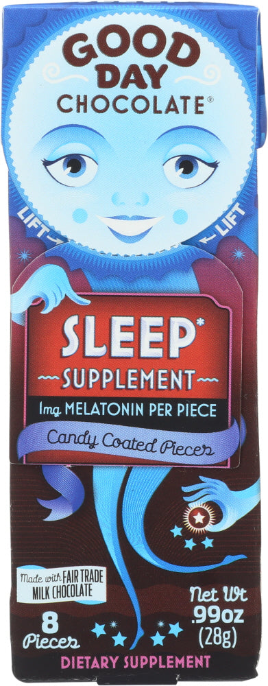 GOOD DAY CHOCOLATE: SUPPLEMNT SLEEP CHOCOLATE (0.990 OZ) - Vending Business Solutions