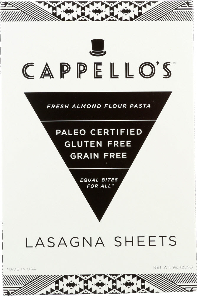 CAPPELLOS: Lasagna Sheets, 9 oz - Vending Business Solutions