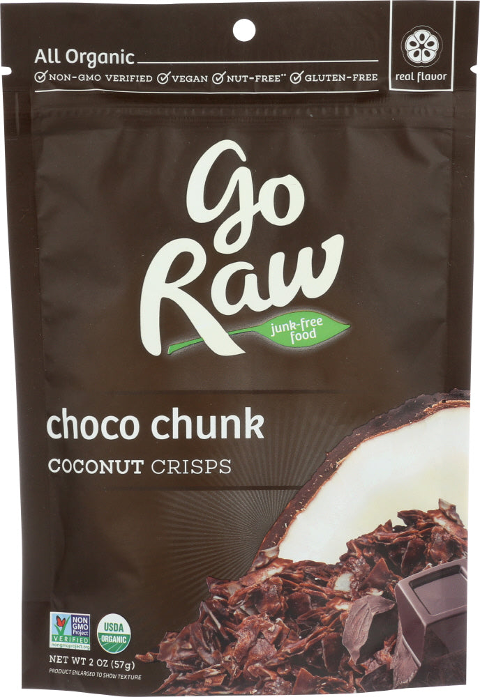 GO RAW: Choco Chunk Coconut Crisp, 2 oz - Vending Business Solutions