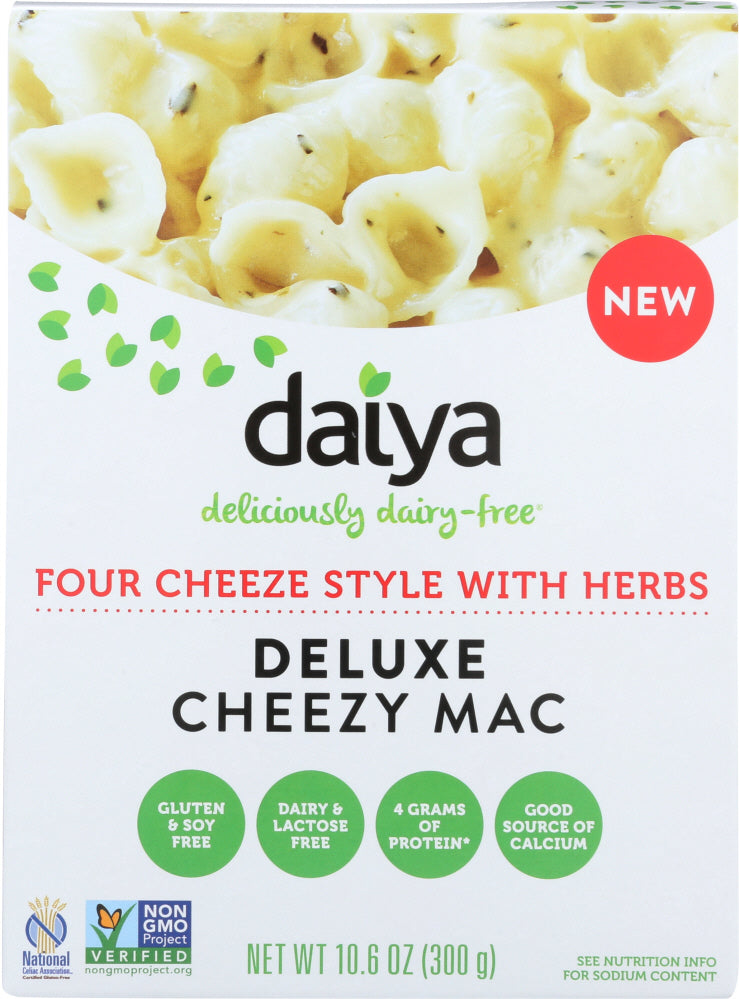 DAIYA: 4 Cheeze Style With Herbs Deluxe Cheezy Mac, 10.6 oz - Vending Business Solutions