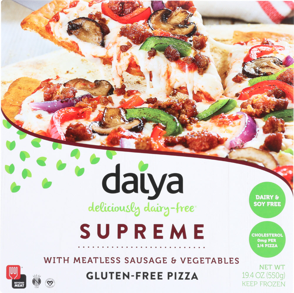 DAIYA: Pizza Cheese Supreme Gluten Free, 19.4 oz - Vending Business Solutions