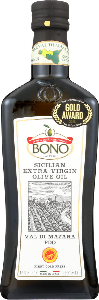 BONO: Sicilian Extra Virgin Olive Oil, 0.5 lt - Vending Business Solutions