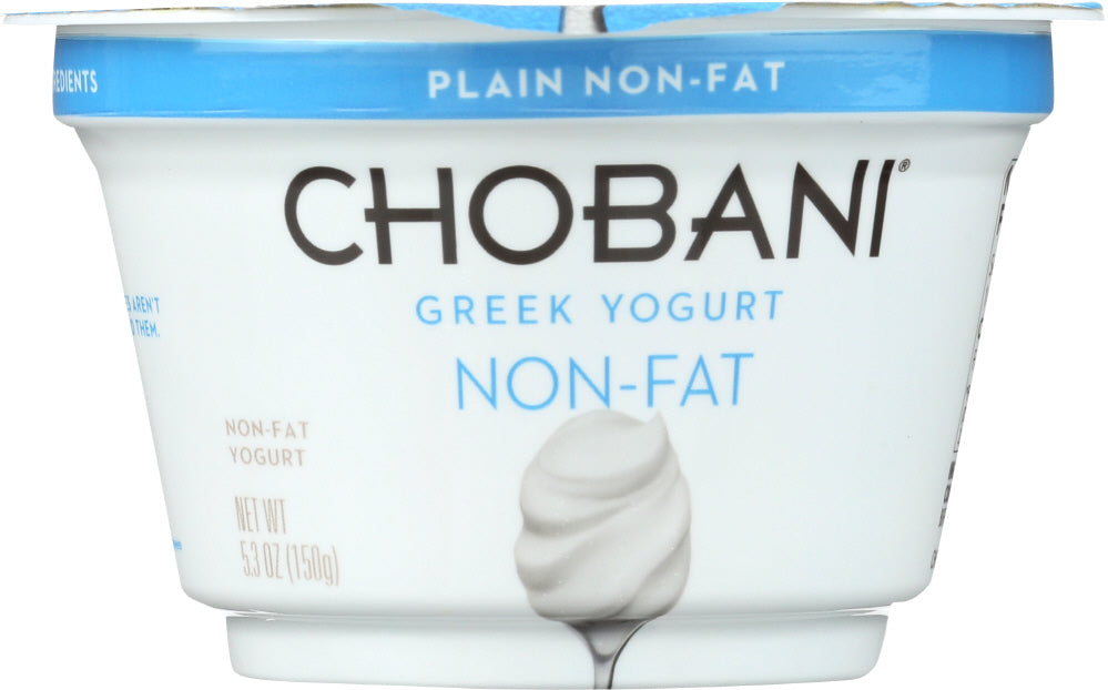CHOBANI: Non-Fat Greek Yogurt Original Plain, 5.3 oz - Vending Business Solutions