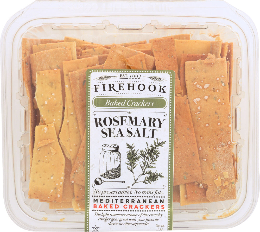 FIREHOOK: Rosemary Baked Cracker, 7 oz - Vending Business Solutions