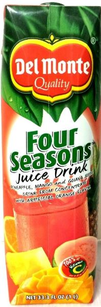 DEL MONTE: Four Seasons Juice Drink, 33.3 oz - Vending Business Solutions