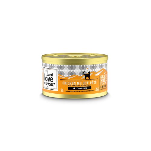 I&LOVE&YOU: Chicken Me Out Recipe Cat Food Can, 3 oz - Vending Business Solutions