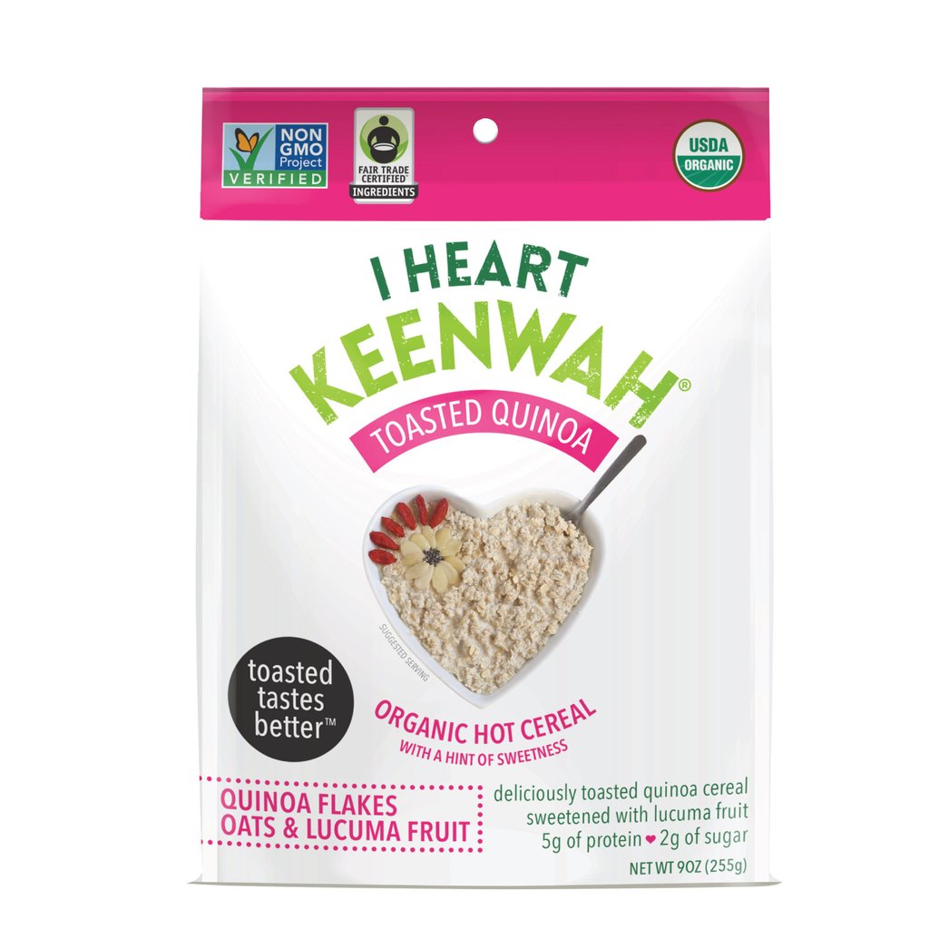 I HEART KEENWAH: Hot Cereal Toasted Quinoa SW, 9 oz - Vending Business Solutions