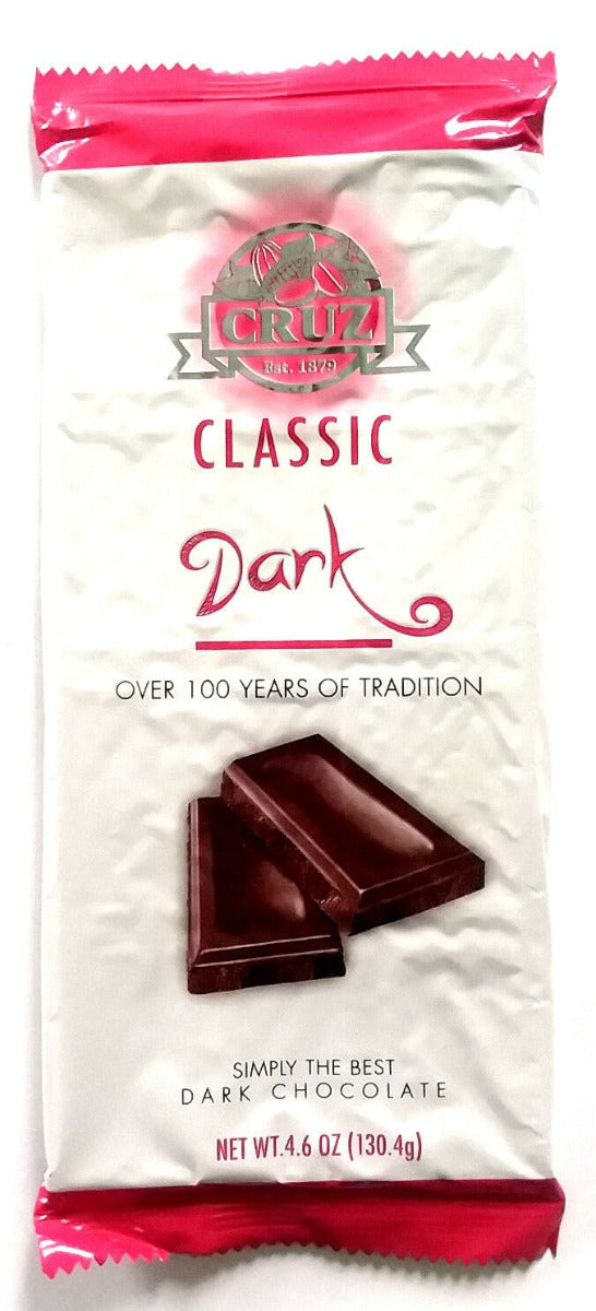 CRUZ: Chocolate Bar Classic Dark, 4.6 oz - Vending Business Solutions
