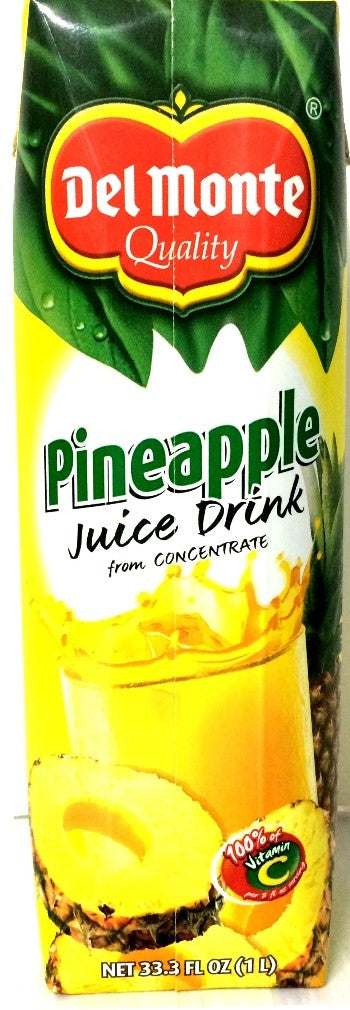DEL MONTE: Pineapple Juice Drink, 33.3 oz - Vending Business Solutions