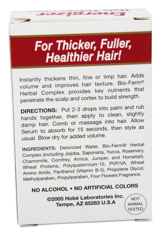 HOBE LABS: Energizer Hair Thickening Serum, 1 Oz - Vending Business Solutions
