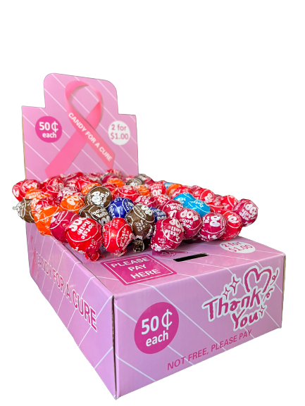 Pink Charity Honor Box Displays - 10 Boxes Business Package