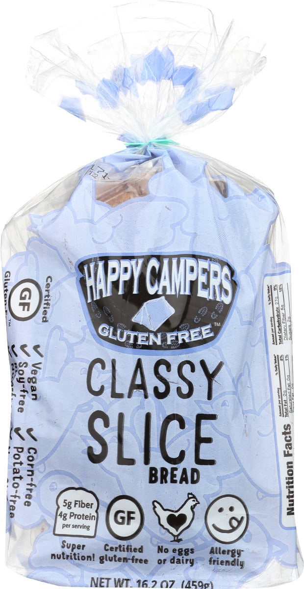 HAPPY CAMPERS GLUTEN FREE: Classy Slice Bread, 16.20 oz - Vending Business Solutions