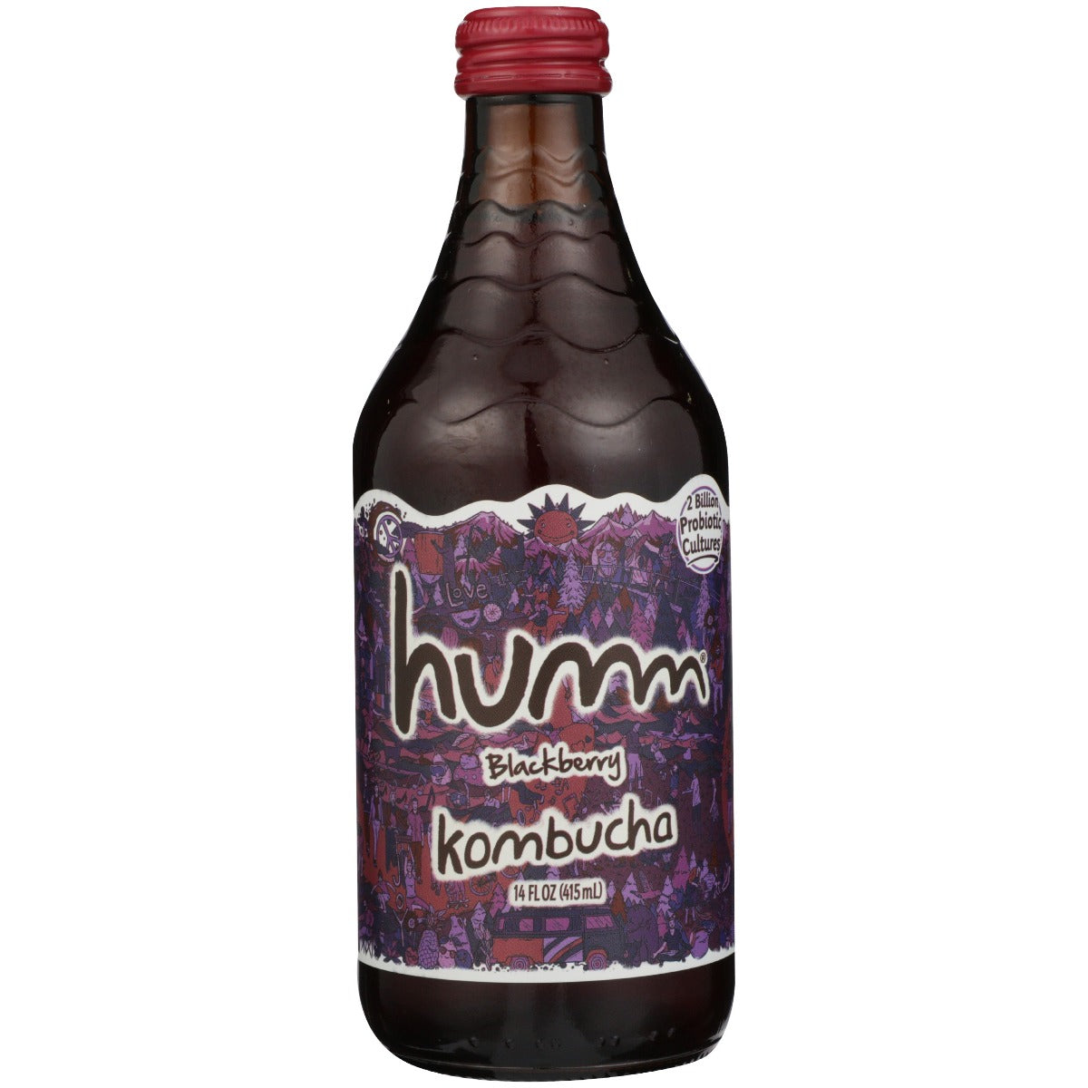 HUMM: Blackberry Kombucha, 14 oz - Vending Business Solutions