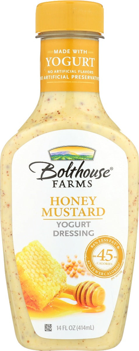 BOLTHOUSE: Honey Mustard Yogurt Dressing, 14 oz - Vending Business Solutions