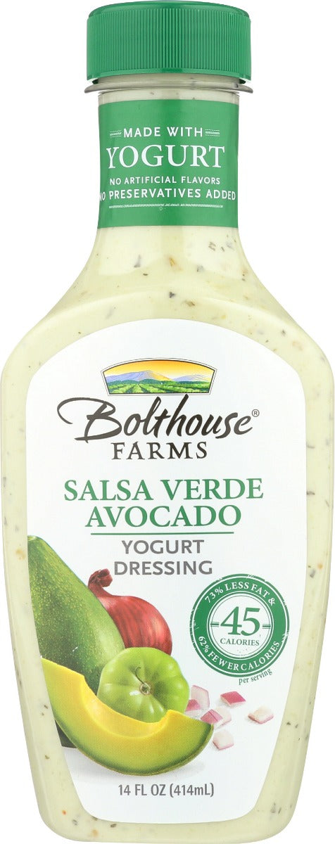 BOLTHOUSE: Salsa Verde Avocado Yogurt Dressing, 14 oz - Vending Business Solutions