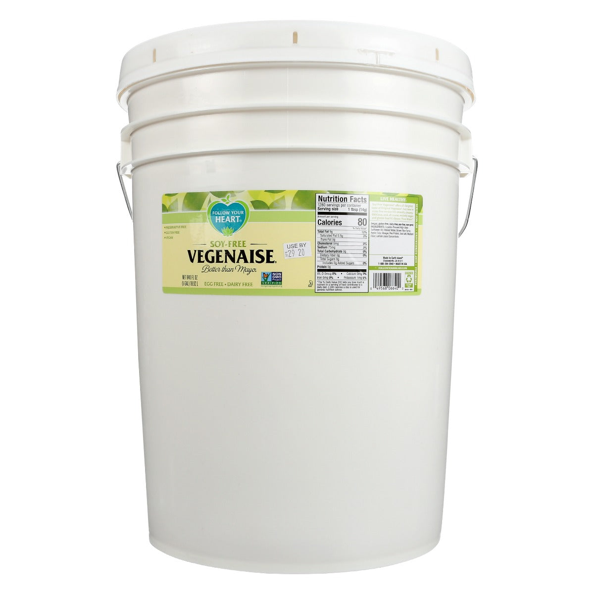 FOLLOW YOUR HEART: Soy Free Vegenaise, 5 ga - Vending Business Solutions