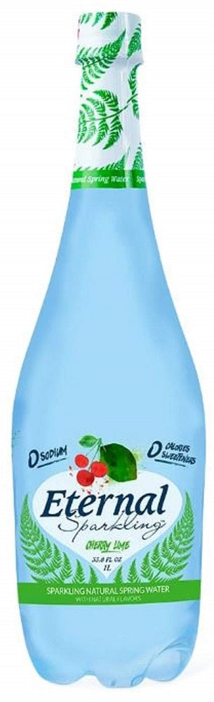 ETERNAL: Sparkling Cherry Lime Water, 33.80 fo - Vending Business Solutions