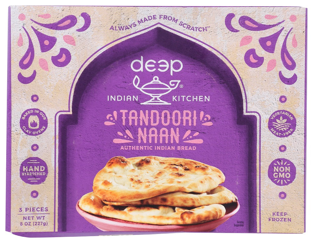 DEEP INDIAN KITCHEN: Tandori Naan, 8 oz - Vending Business Solutions