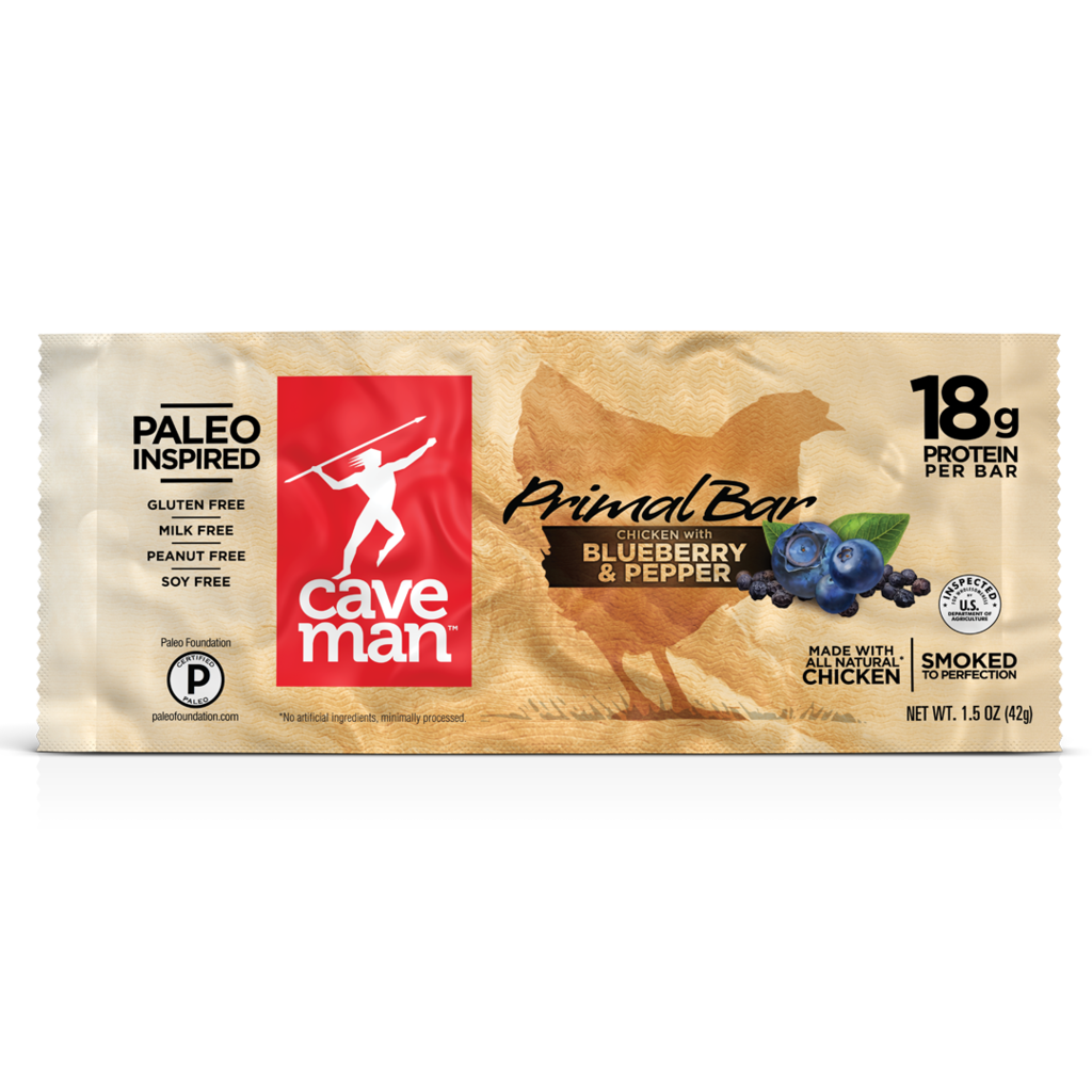 CAVEMAN FOODS: Bar Blueberry Pepper Primal, 1.5 oz - Vending Business Solutions