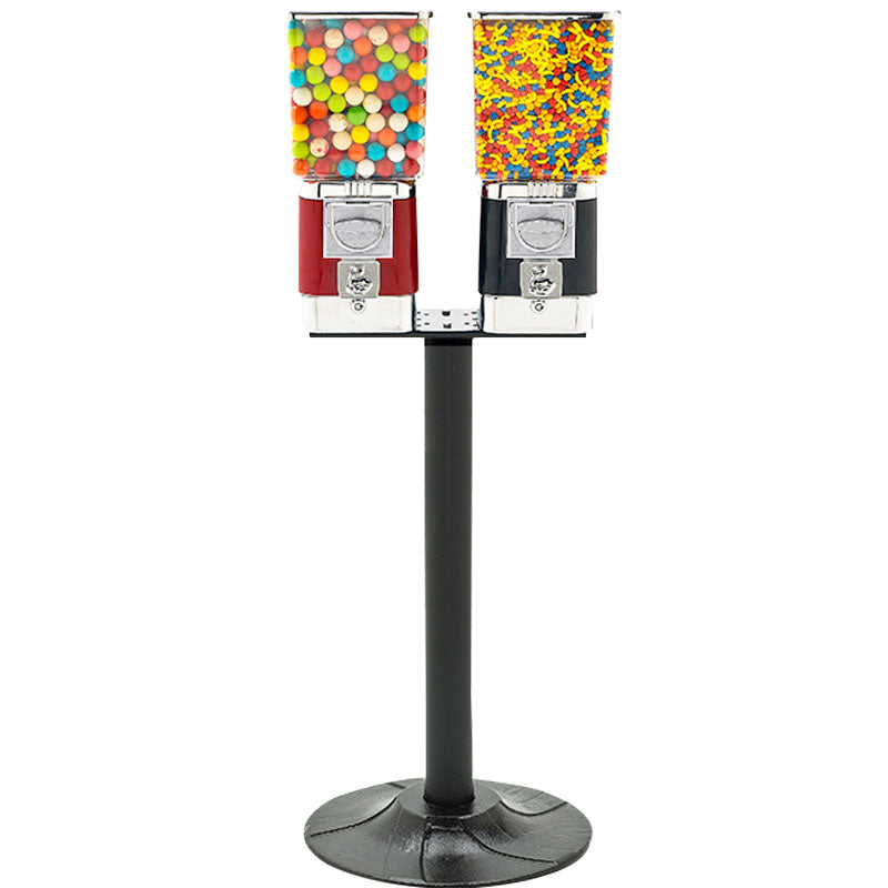 Rhino Pro Metal Double Head Bulk Vending Machines with Stand - Vending Business Solutions
