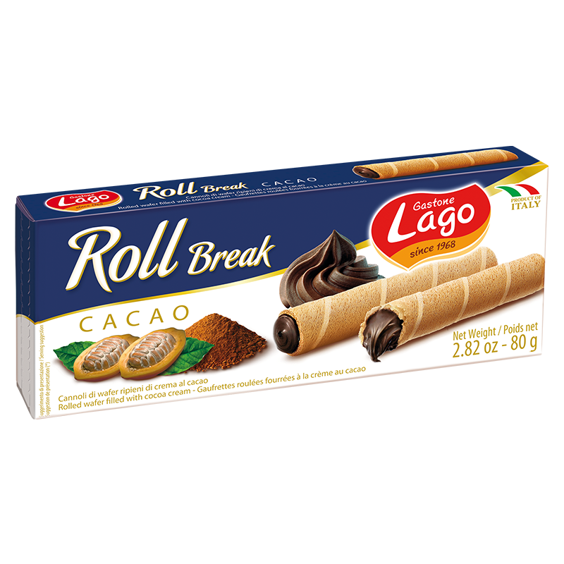 GASTONE LAGO: Cacao Rolled Wafers, 2.82 oz - Vending Business Solutions