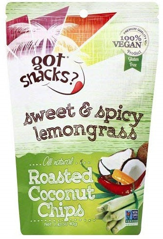 GOT SNACKS: Chip Coconut Roasted Lemongrass Sweet & Spice, 1.43 OZ - Vending Business Solutions