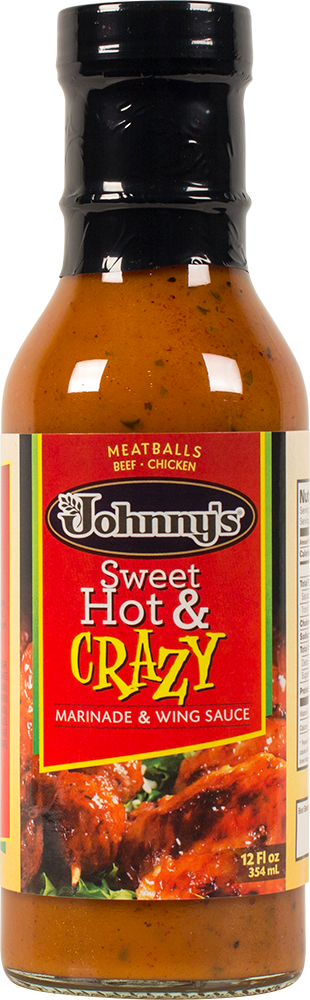 JOHNNYS FINE FOODS: Marinade Crazy Sweet & Hot, 12 oz - Vending Business Solutions
