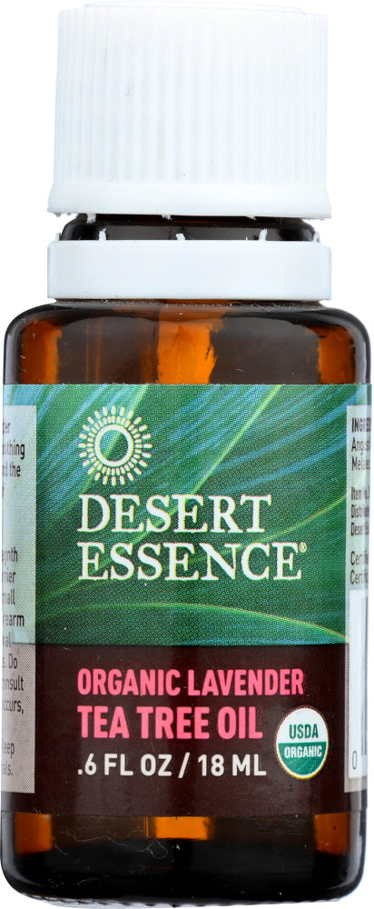 DESERT ESSENCE: Organic Lavender Tea Tree Oil, 0.6 oz - Vending Business Solutions