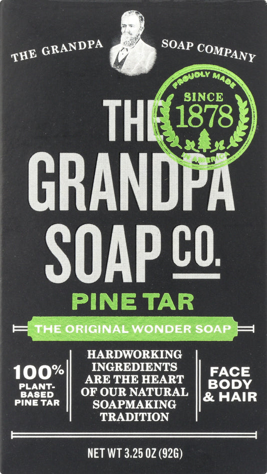 GRANDPA'S: Wonder Pine Tar Soap, 3.25 oz - Vending Business Solutions