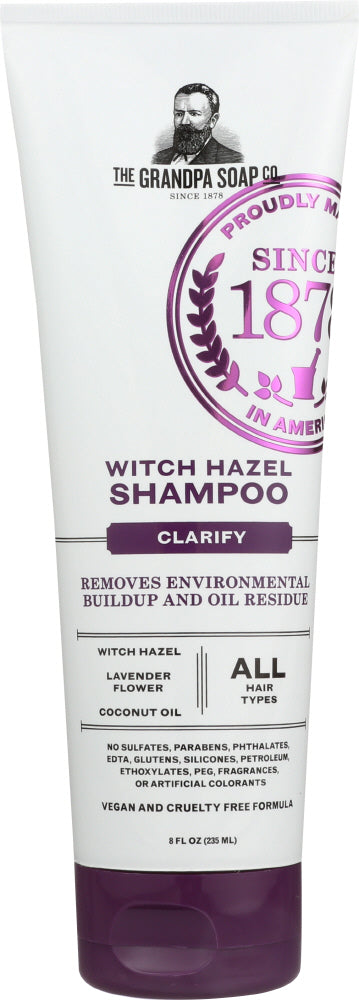 GRANDPAS: Shampoo Witch Hazel, 8 oz - Vending Business Solutions