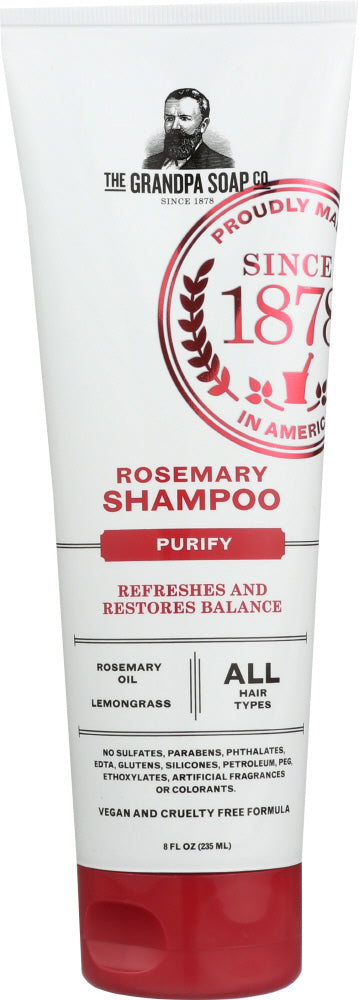 GRANDPAS: Shampoo Rosemary, 8 oz - Vending Business Solutions