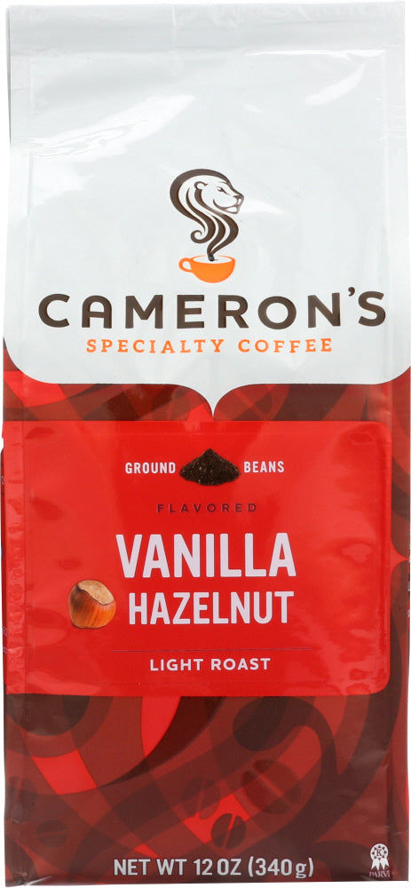 CAMERONS COFFEE: Vanilla Hazelnut Coffee Ground, 12 oz - Vending Business Solutions
