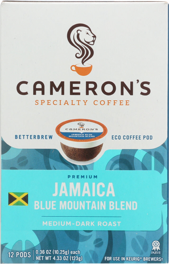CAMERONS COFFEE: Jamaica Blue Mountain Coffee Ss, 4.33 oz - Vending Business Solutions