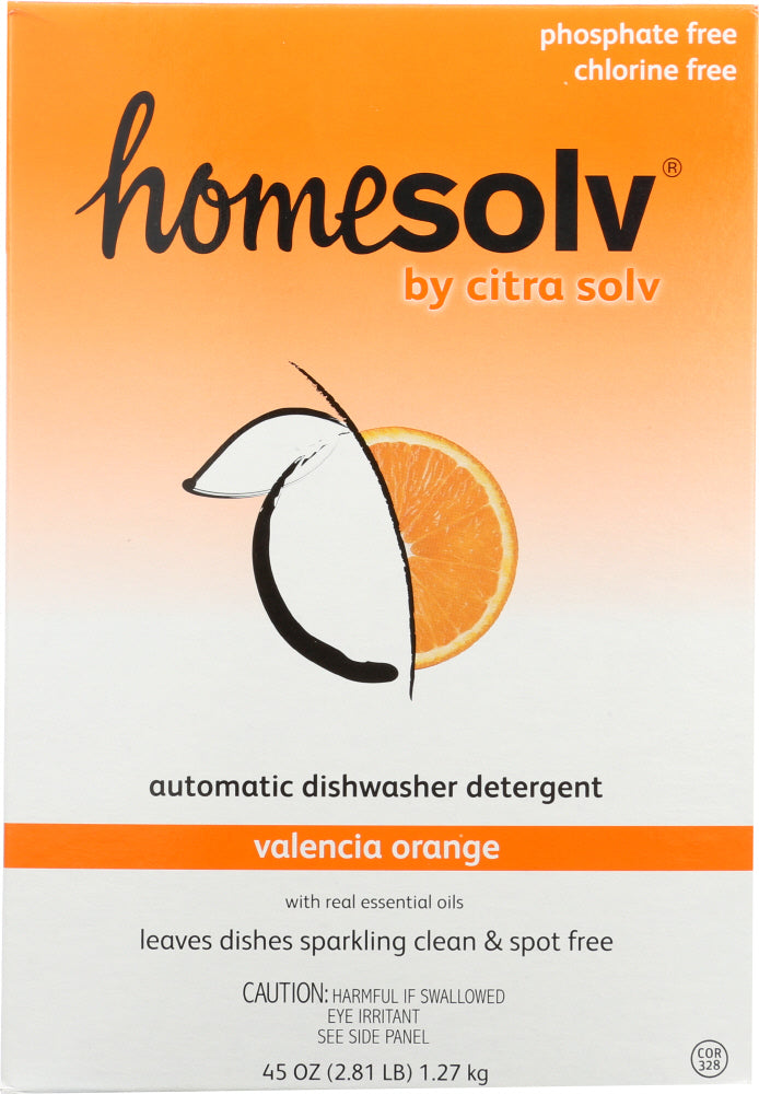 HOMESOLV: Citradish Automatic Dishwasher Detergent Valencia Orange, 45 oz - Vending Business Solutions