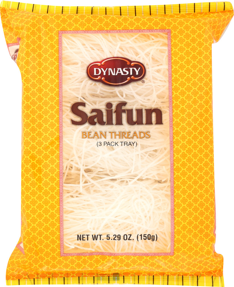 DYNASTY: Saifun Bean Threads 3 Pack Tray, 5.29 oz - Vending Business Solutions