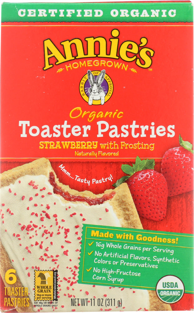 ANNIES HOMEGROWN: Patries Strawberry 6 ct, 11 oz - Vending Business Solutions
