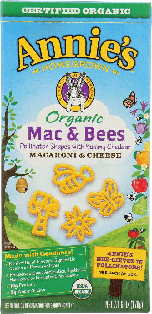 ANNIES HOMEGROWN: Organic Mac & Bees Macaroni & Cheese, 6 oz - Vending Business Solutions