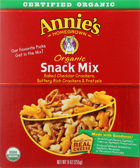 ANNIES HOMEGROWN: Organic Snack Mix, 9 oz - Vending Business Solutions