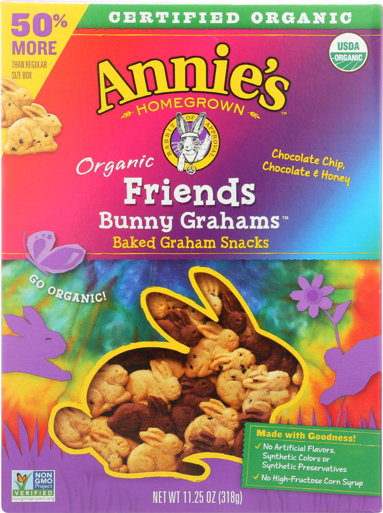 ANNIES HOMEGROWN: Friends Bunny Big Box Organic, 11.25 oz - Vending Business Solutions