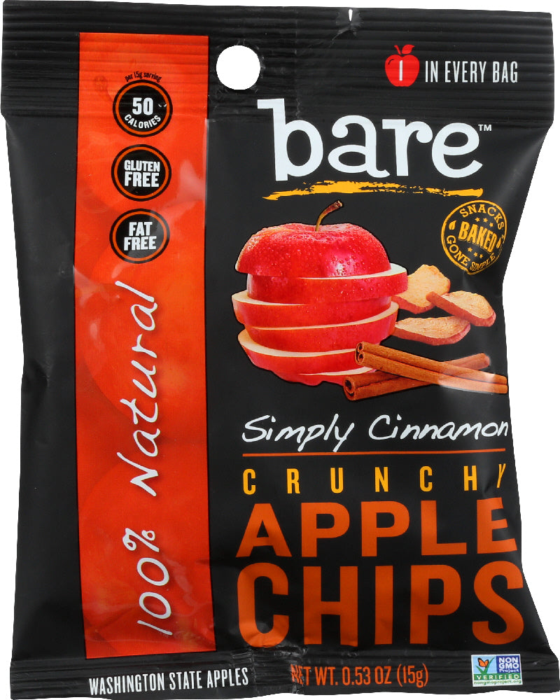 BARE: Cinnamon Apple Chips 0.53 Oz - Vending Business Solutions