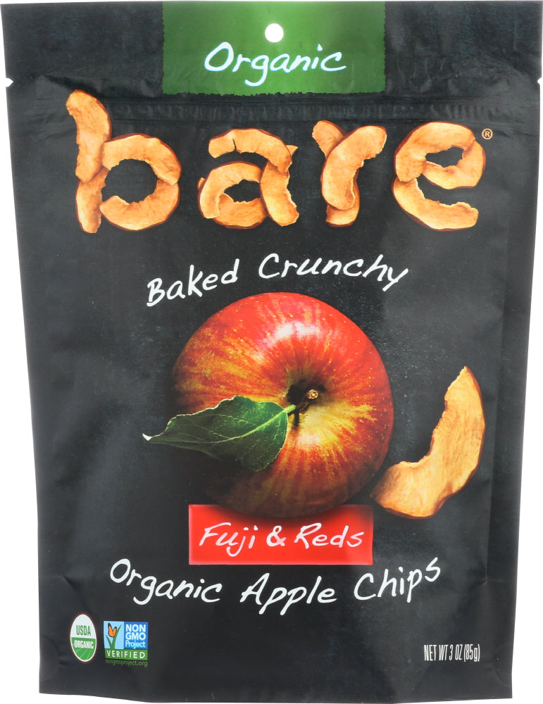 BARE: Organic Crunchy Apple Chips Fuji and Reds, 3 oz - Vending Business Solutions