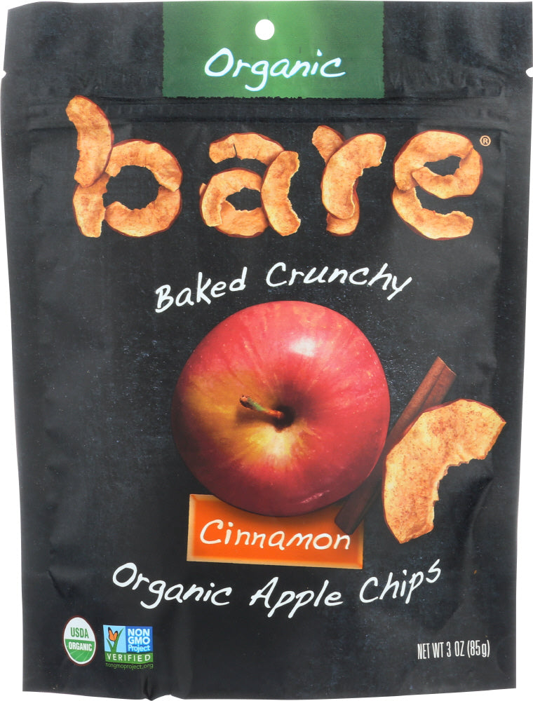 BARE: Organic Crunchy Apple Chips Cinnamon, 3 oz - Vending Business Solutions