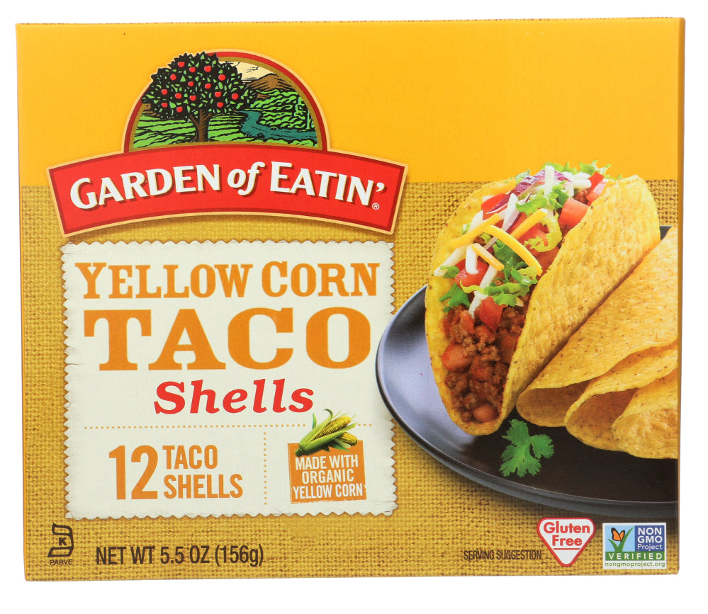 GARDEN OF EATIN: Yellow Corn Taco Shells, 5.5 oz - Vending Business Solutions