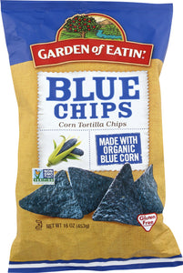 GARDEN OF EATIN: Blue Tortilla Chips Party Size, 16 oz - Vending Business Solutions