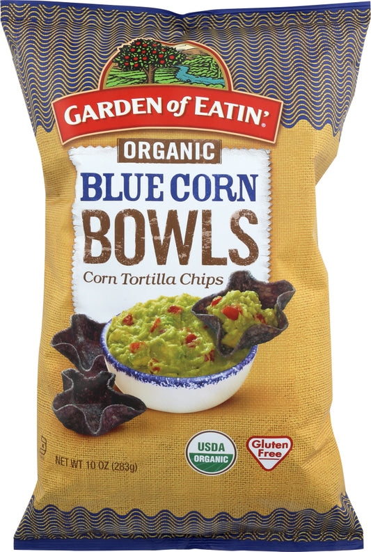 GARDEN OF EATIN: Bowl Blue Corn, 10 oz - Vending Business Solutions
