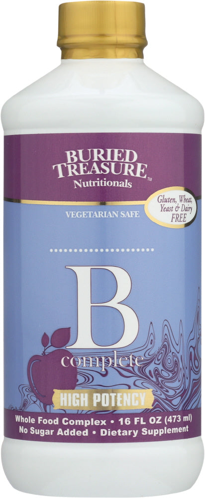 BURIED TREASURE: Vit B Complete Liquid, 16 oz - Vending Business Solutions